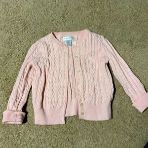 Ralph Lauren Cable Knit Cardigan - 18m
